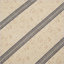 Repose-pieds, accent hexagonal campagnard avec rayures naturelles | 18 x 18 x 16 | Brun clair | Bois