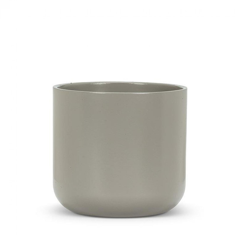 Jardinière classique, Gris foncé, H 5 po x l 5,5 po x P 5,5 po