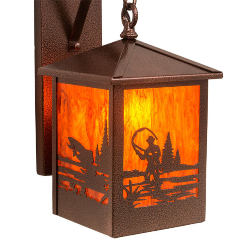 Fly Fisherman 1 - Light Armed Sconce