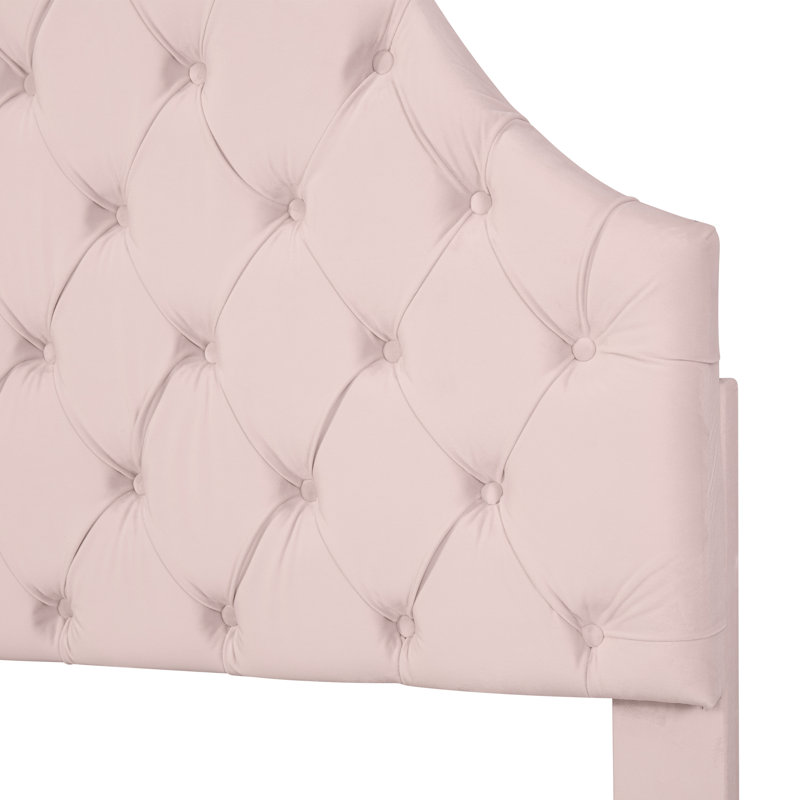 Upholstered Storage Bed, Pink