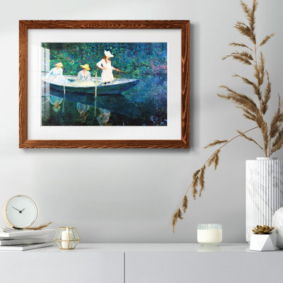 «Women Fishing», reproduction d'art encadrée