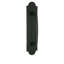 Large Iron Square End Door Pull & Back Plate