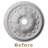 Sunshine Illusion II 27" D Polyurethane Hand Painted Ceiling Medallion