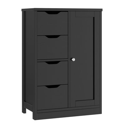 Armoire de rangement autoportante pour salle de bain