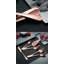 6-Piece Rose Gold Titanium Plated Stainless Steel Serving Set with Cake Server, Shiny Rose Gold