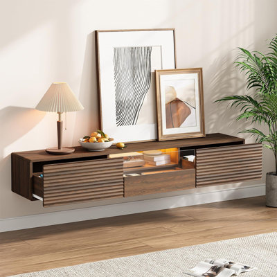 63" Floating TV Stand For Tvs Up To 75"