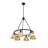 Felda 6 - Light Steel Dimmable Cone Chandelier-99998917-99998925