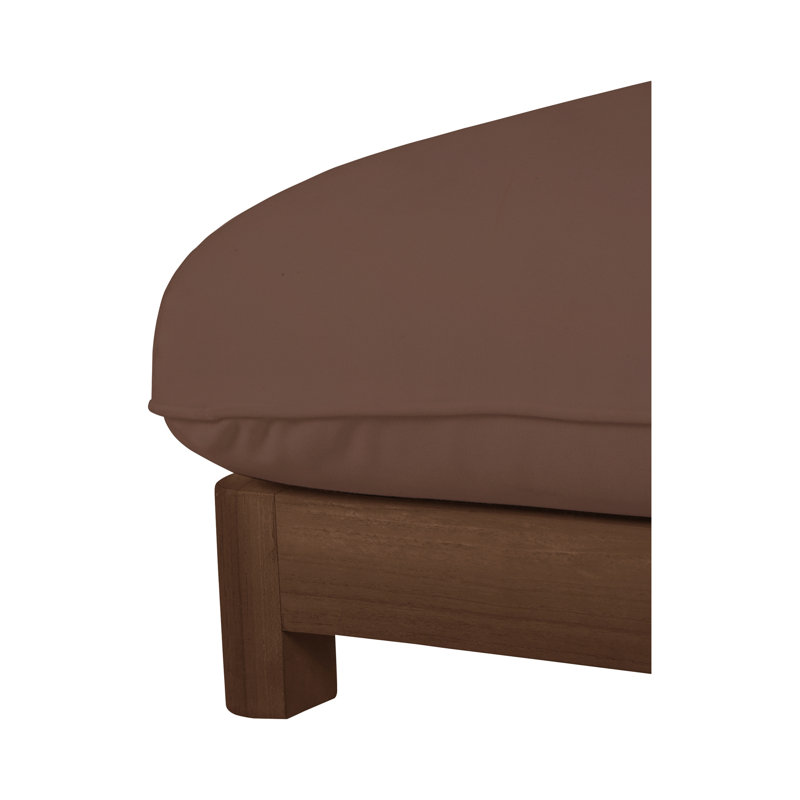 Enzo Outdoor Chaise Lounge, Brown