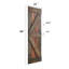 Porte de grange en bois lambrissé sans trousse de quincaillerie d’installation-70346900-62475811