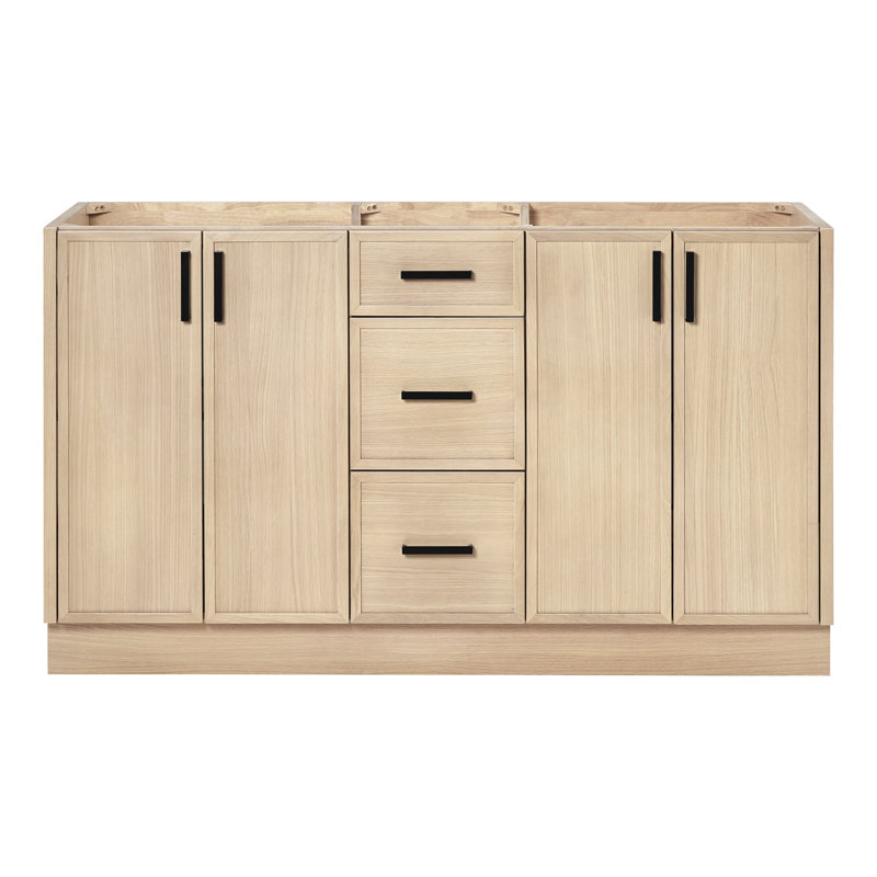 Armoire à double cuve en chêne Ariel Kelley, Chêne