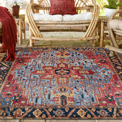 Tapis intérieur / extérieur traditionnel