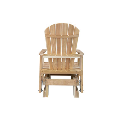 Pavillon de jardin d'extérieur 2 pi. Alajbegu Fauteuil oscillant en cèdre, fabrication Amish