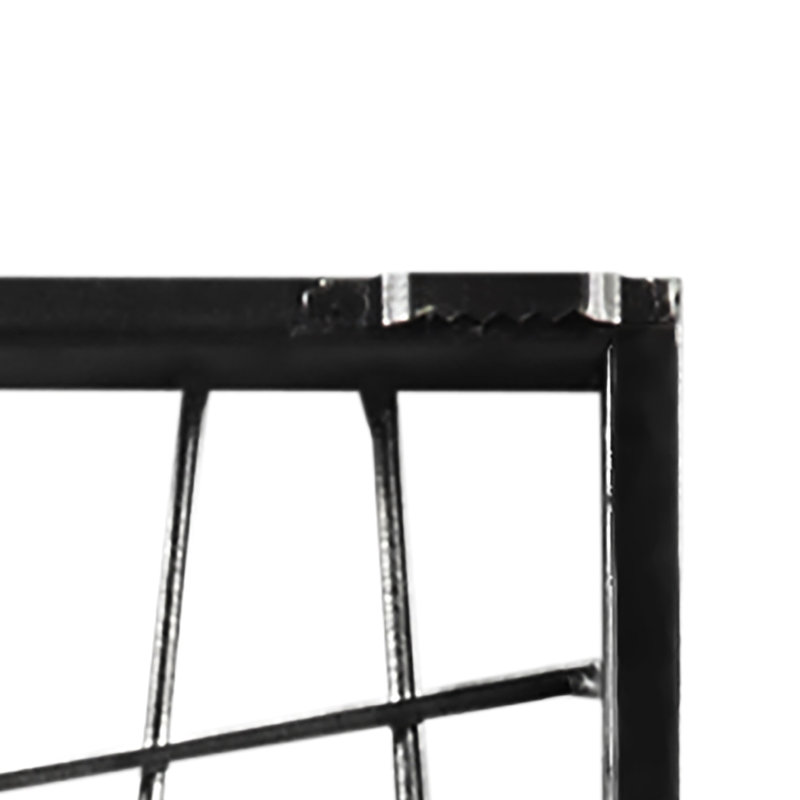 Décoration murale en métal vieilli - Noir pour une décoration intérieure audacieuse