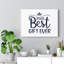 Jesus Best Gift Ever - Wrapped Canvas Print-262047968