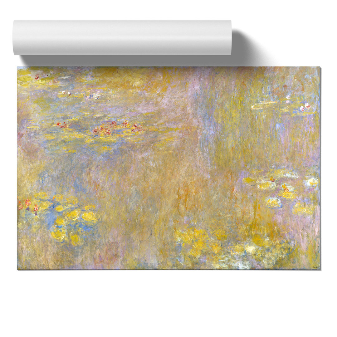 Water Lilies Lily Pond by Claude Monet - Frameless Print