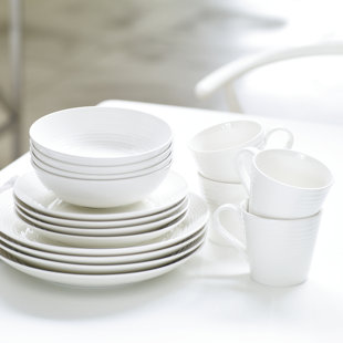 Maze 16 Piece Stoneware Dinnerware Set, Service for 4