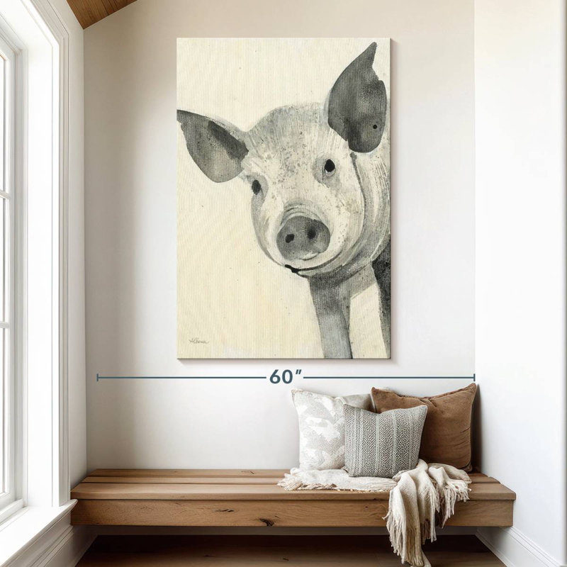 Brampt Oink, 51" H x 34" W