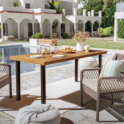 Acacia Wood Dining Table
