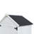 Veda Patio Fir Wood Storage Shed With Dual Doors & Roof