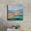  «Flower Hill 1» par Silvia Vassileva, art mural sur toile, 18 po x 18 po