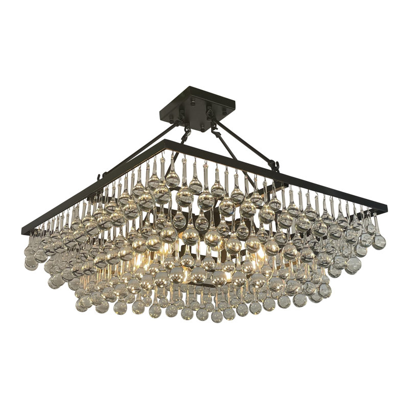 Kaman 8 - Light Dimmable Square/Rectangle Chandelier