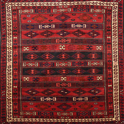 Tapis sud-ouest Mehroon / noir / beige