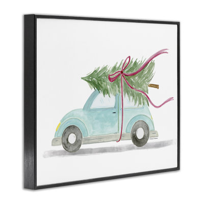 Art giclée sur arbre à vent sur une voiture par Rachel Nieman