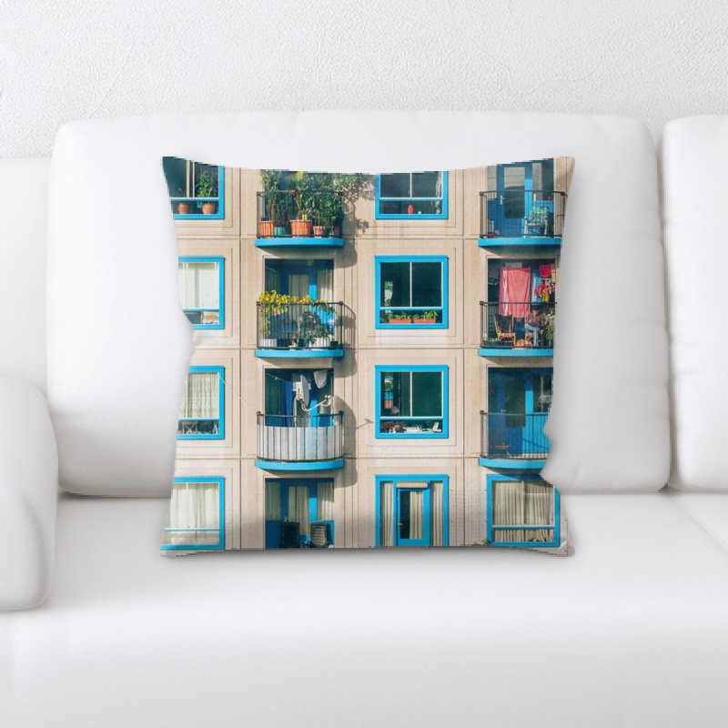 Microsuede Throw Pillow