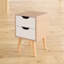 Poppy 2 Drawer Bedside Table