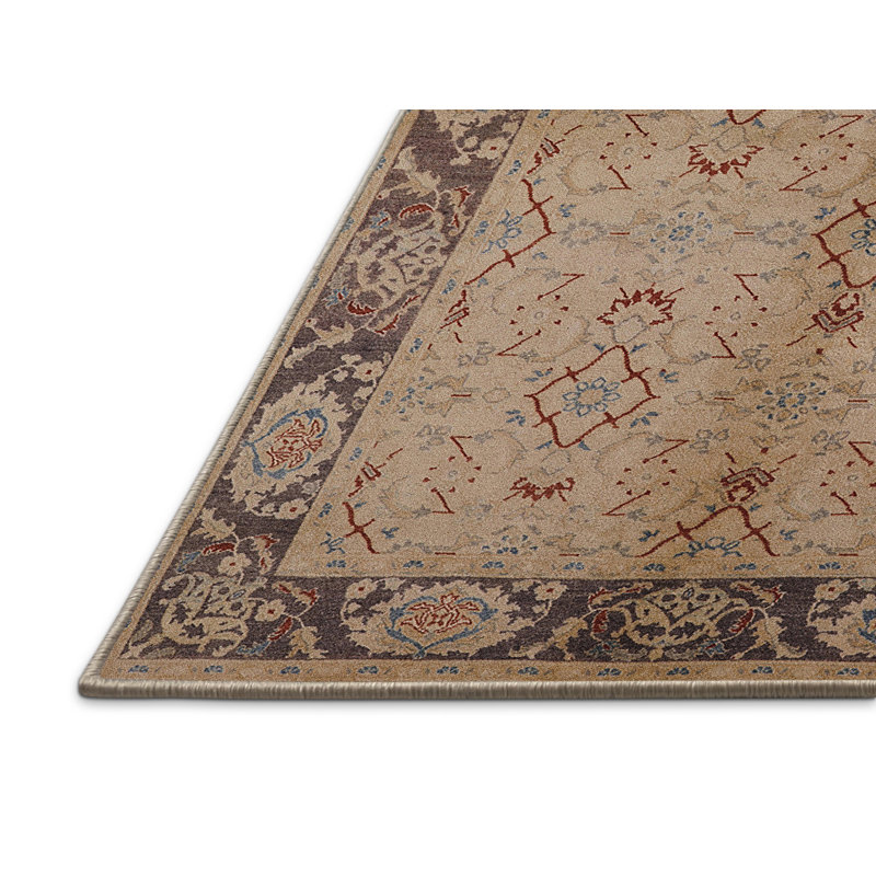 Tapis oriental brun / beige, Tapis de couloir 2 pi x 5 pi