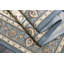 Tapis ivoire/bleu ciel floral Attell-29913208