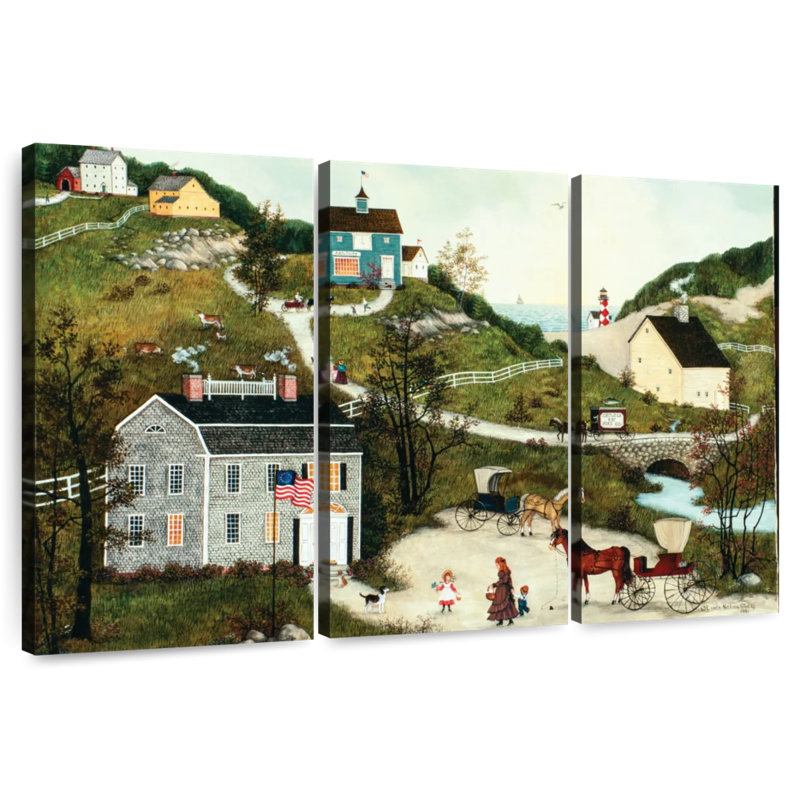 Alvord Coming For Tea, 42" H x 65" W
