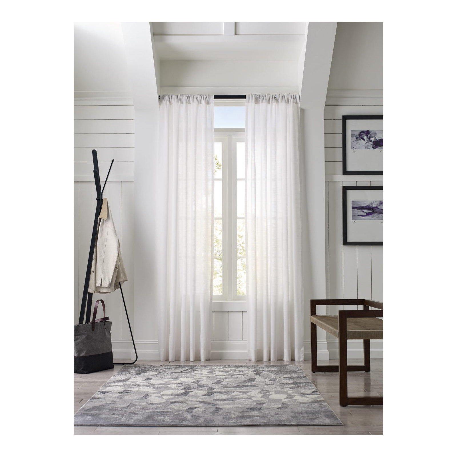 Landon Sunbrella Curtain, 50" W x 84" L, Indigo
