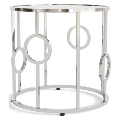 Table de bout en verre Woundley