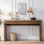 Console en bois 58 po pour salon, chambre à coucher et entrée