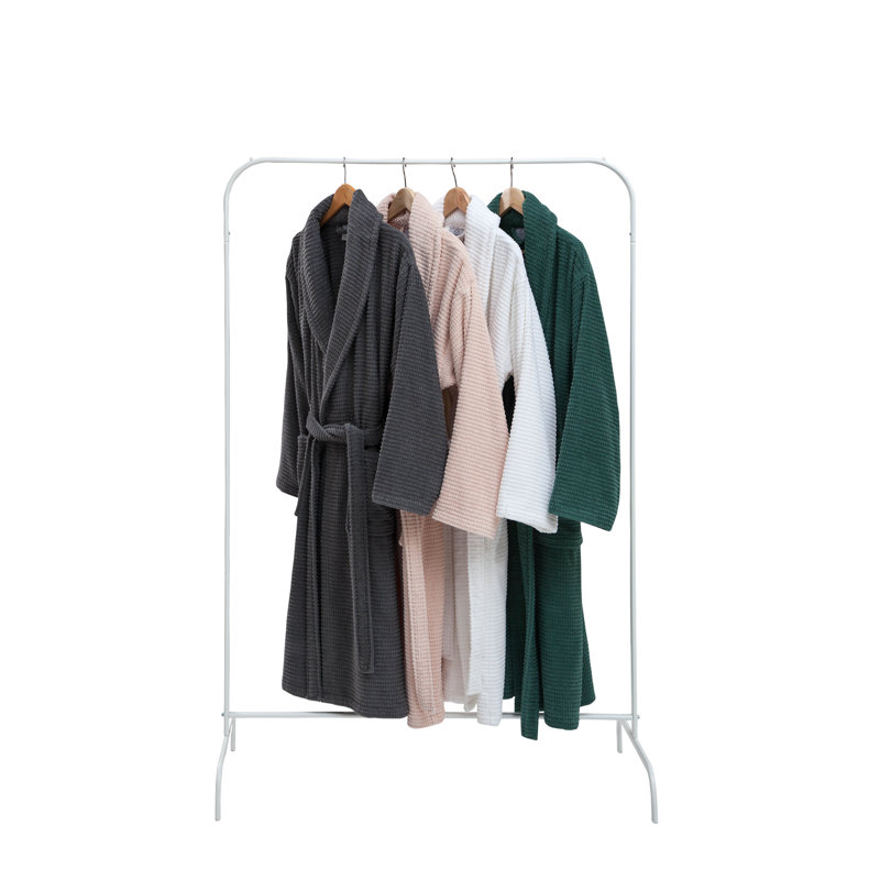 Peignoir 100% coton éponge, TG, Blanc