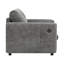 Fauteuil à accoudoirs simple en mousse à haute densité avec chenille Pull * Line et 42 po x 33 po, pour le salon Solitude A Quiet Space