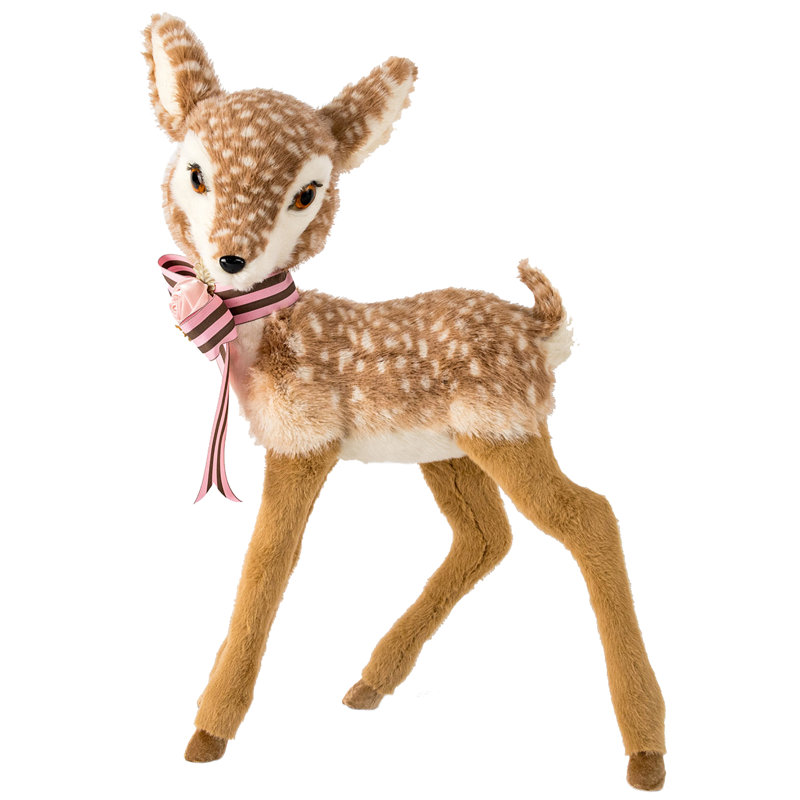 Elegant Deer With Christmas Bow-25 Inches