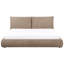 Bed Boucle VINAY 200 cm Taupe-112315209-112315213