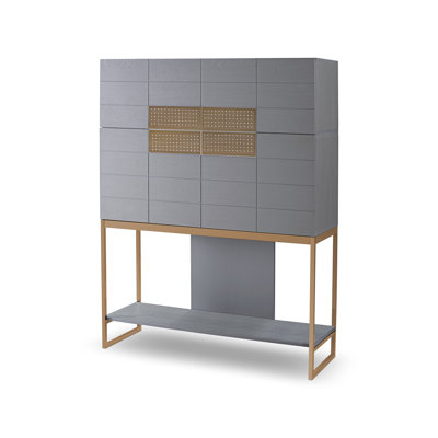Gunver Metal Base Secretary Desk
