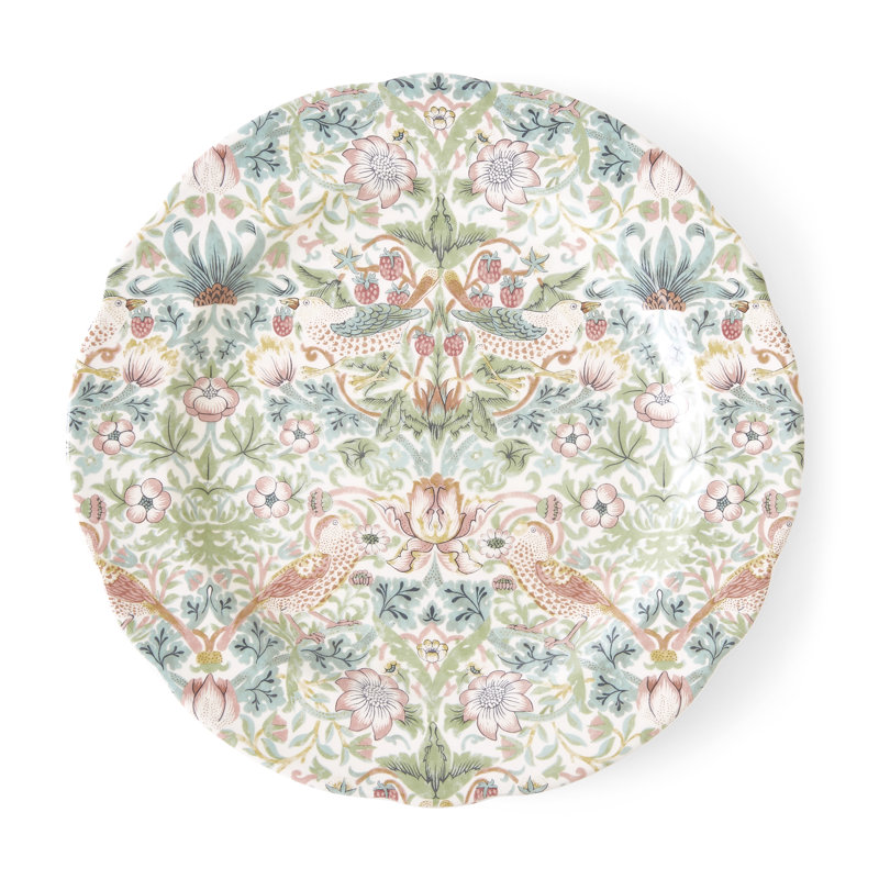 Plateau de service Spode Pure Morris Strawberry Thf