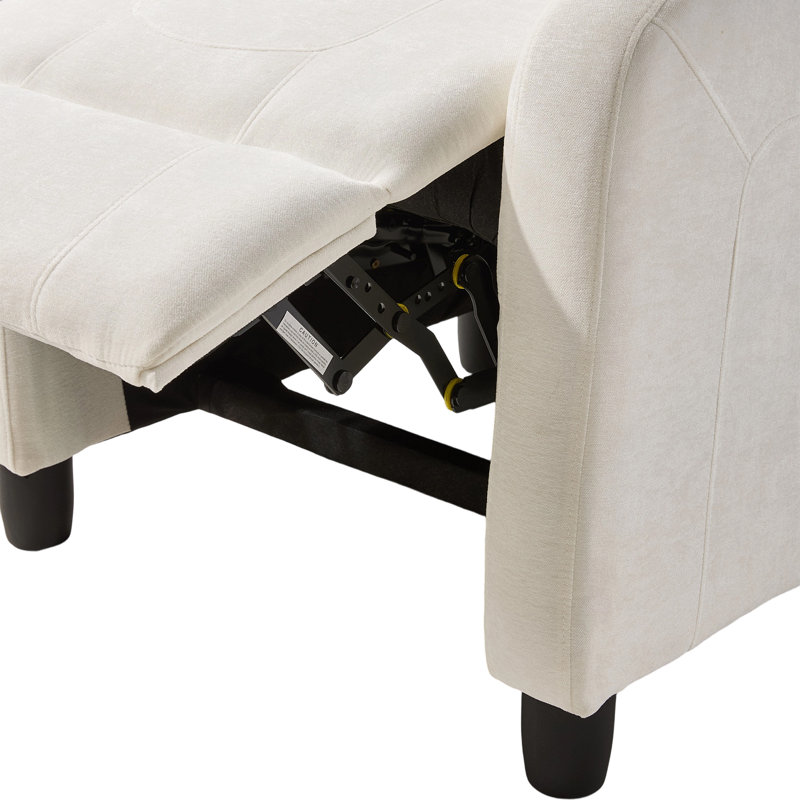 Single Recliners Recliner Armchair Reclining Chair, White