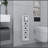 Bali  28" High Toilet Paper Holder Narrow Shelf Organizer For Bathroom, Living Room, Kitchen-20577102