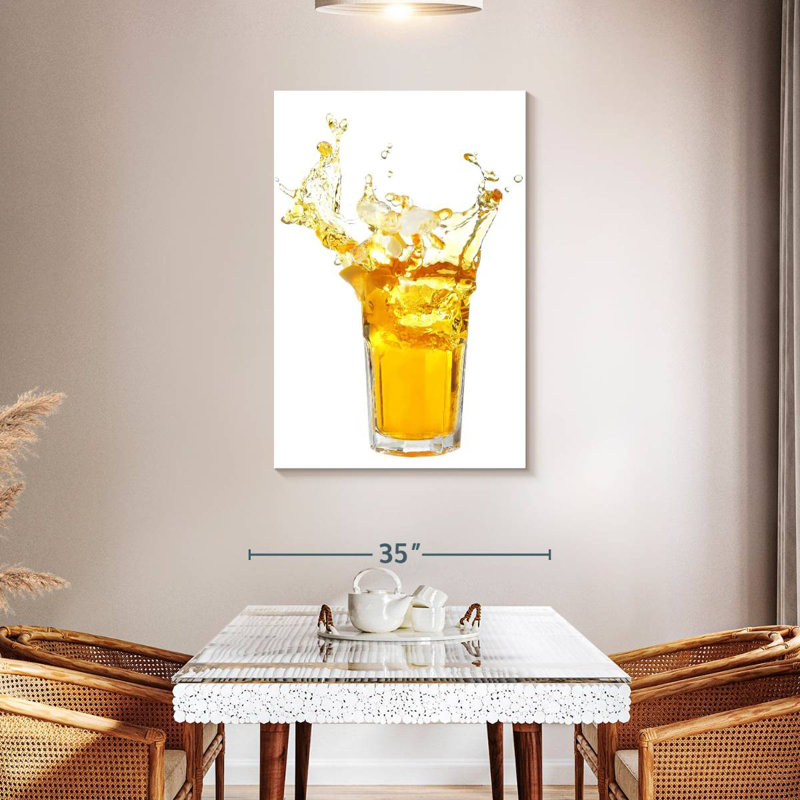 Yarlin Lemon Tea Splash, H 45 po x l 30 po