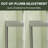 44'' - 48'' W x 72" H Double Sliding Framed Shower Door with SGCC Certified Clear Glass-86603273