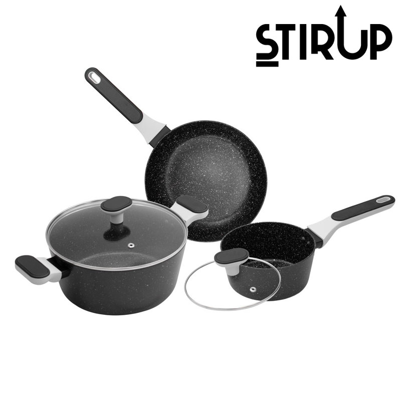 5 - Piece Non-Stick Aluminum Cookware Set