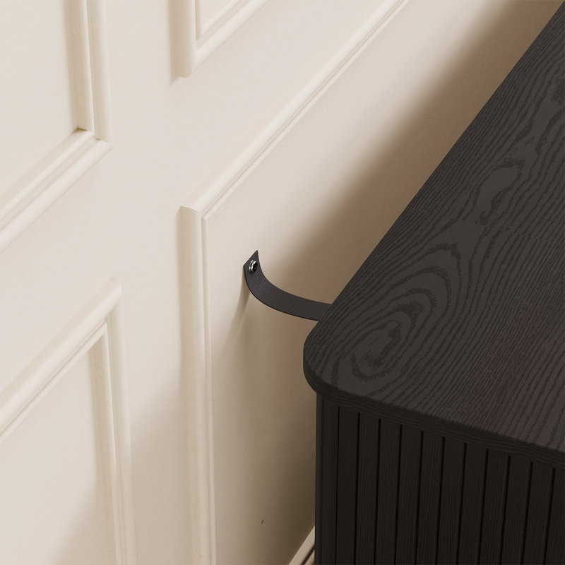 Enceinte de litière pour chat l 65 po avec prises et chambres doubles, Black