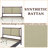 Oliver Solid Wood Platform Bed with Rattan Headboard-359415752-360424137