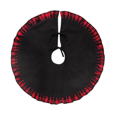 Checkered Cotton Tree Skirt