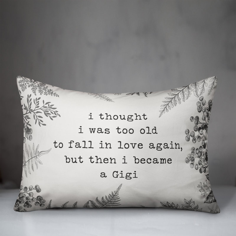  Coussin Too Old for Love Gigi, Pas de bourre
